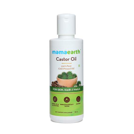 Mamaearth Castor Oil (150ml)