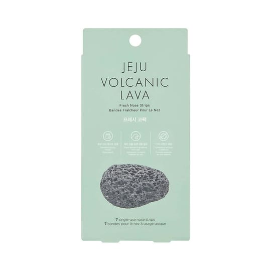 The Face Shop Jeju Volcanic Lava Fresh Nose Strips (7 Count)