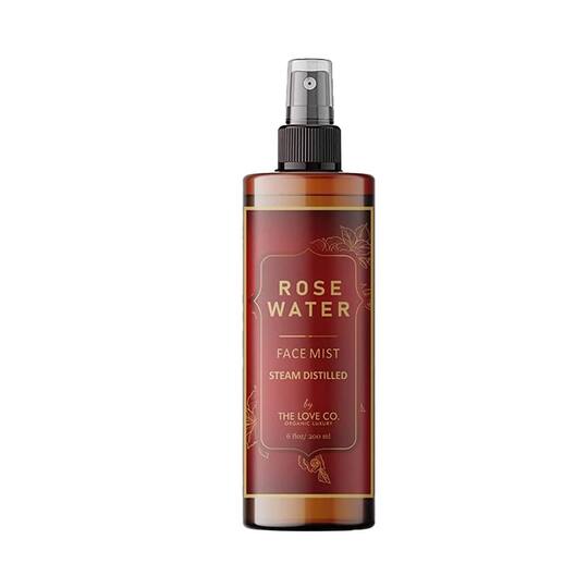 THE LOVE CO. Steam Distilled Rose Water Face Toner (200ml)