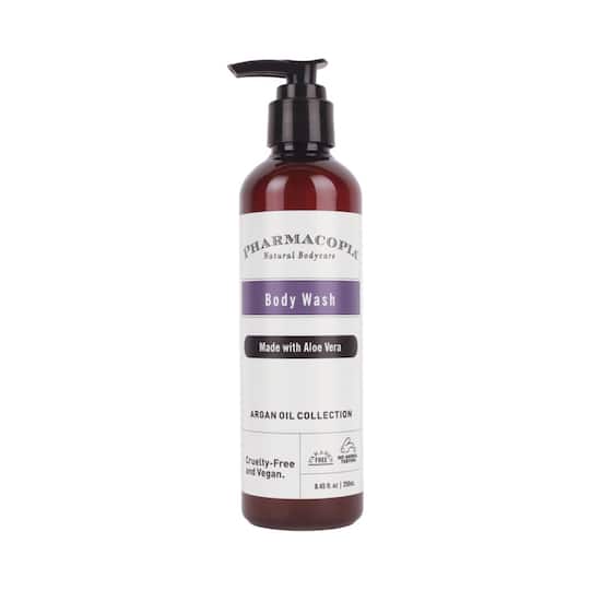 Kimirica Pharmacopia Organic Body Wash with Argan Oil & Aloe Vera Refreshing Shower Gel (250 ml)