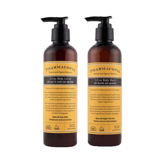 Kimirica Pharmacopia Citrus Body Wash and Body Lotion Bath Care Duo (500ml)
