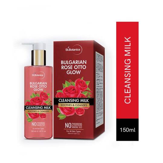 St.Botanica Bulgarian Rose Otto Glow Cleansing Milk (150ml)