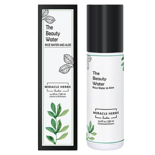 Miracle Herbs The Beauty Water Rice Water and Aloe Face Toner (100 ml)