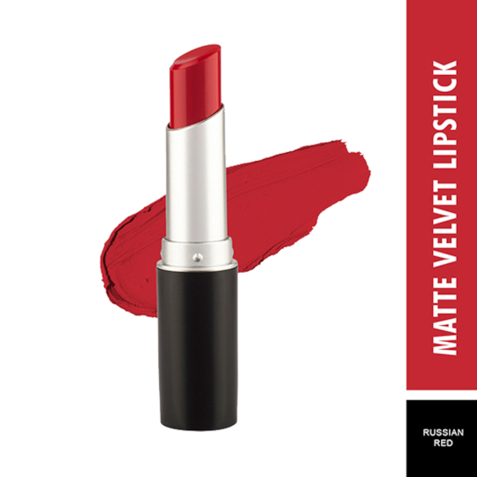 Swiss Beauty Smooth Velvet Matte Lipstick - 301 Russian Red (3.2g)