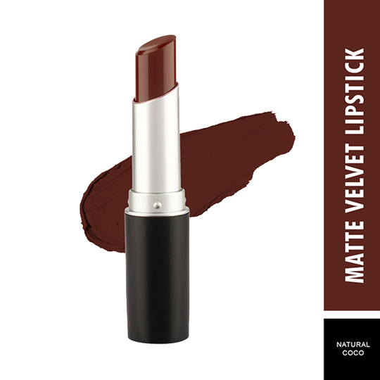 Swiss Beauty Smooth Velvet Matte Lipstick - 315 Natural Coco (3.2g)