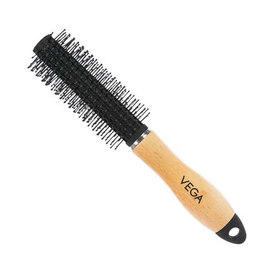 Vega Round Hair Brush for Adding Curls & Volume in Hair for Men and Women (H3-RB) (97 g)
