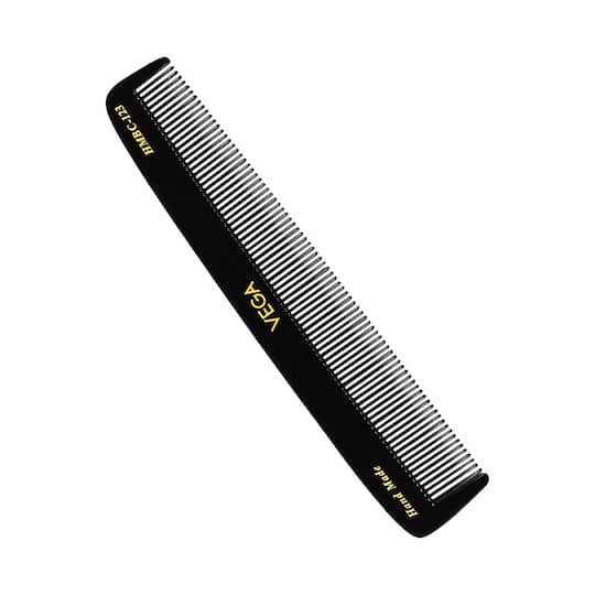 Vega Handmade Dressing Hair Comb for Men and Women - Black (HMBC-123) (30 g)