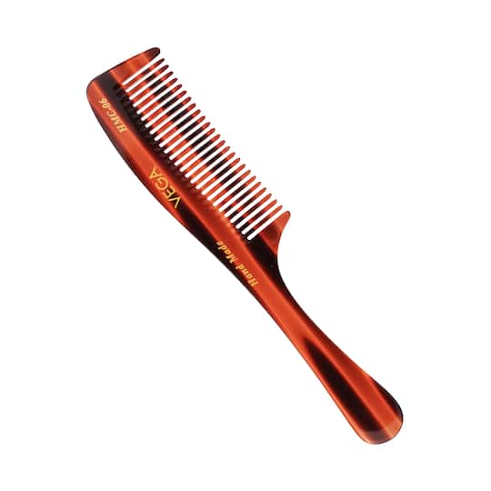 Vega Tortoise Shell Handmade Grooming Hair Comb for Men and Women (HMC-06) (35 g)