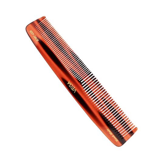 Vega Handmade Graduated Dressing Hair Comb Tortoise Shell for Men and Women (HMC-42D) (62 g)