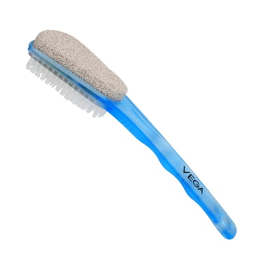 Vega Foot Pumice Stone and Brush PD - 04 Color - Transparent Pink