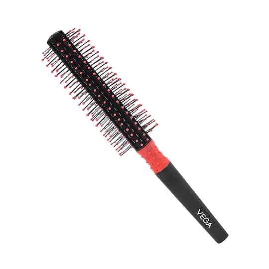 Vega Round Hair Brush for Adding Curls & Volume in Hair for Men & Women Color May Vary R2-RBB (35 g)