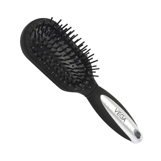 Vega Mini Cushioned Hair Brush for Men & Women All Hair Types (R7-CB) (85 g)