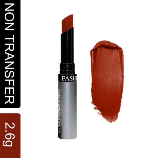 Fashion Colour Kiss Lip No Transfer Lipstick - 86 Clay Brown (2.6g)