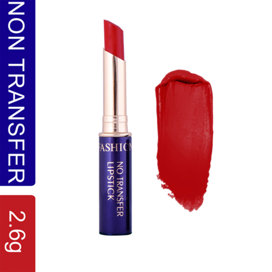 Fashion Colour Non-Transfer Matt Waterproof Lipstick - 21 Vermilion (2.6g)