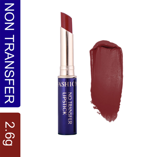 Fashion Colour Non-Transfer Matt Waterproof Lipstick - 43 Red Iron (2.6g)