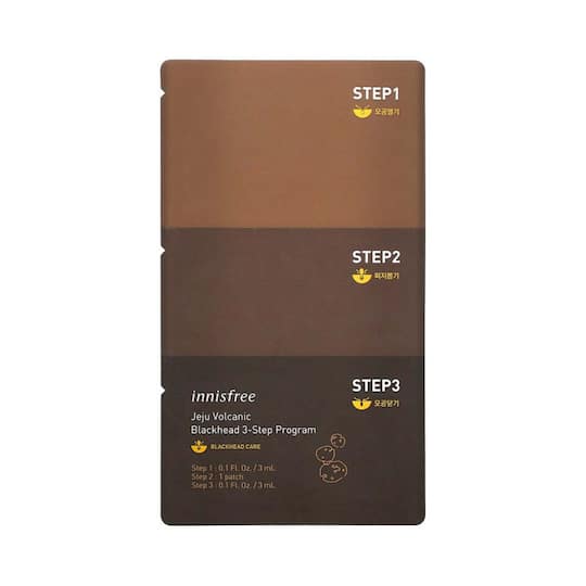 Innisfree Jeju Volcanic Blackhead - 3step Program (6g)