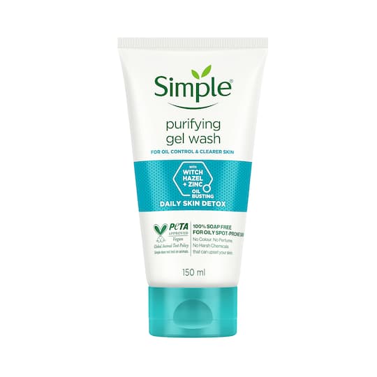 Simple Daily Skin Detox Purifying Facial Wash (150ml)