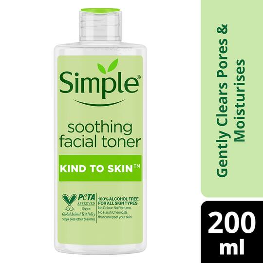 Simple Kind To Skin Soothing Facial Toner (200ml)
