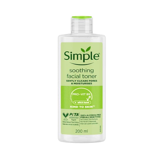 Simple Kind To Skin Soothing Facial Toner (200ml)