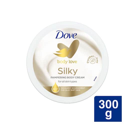 Dove Body Love Silky Pampering Body Cream - (300g)