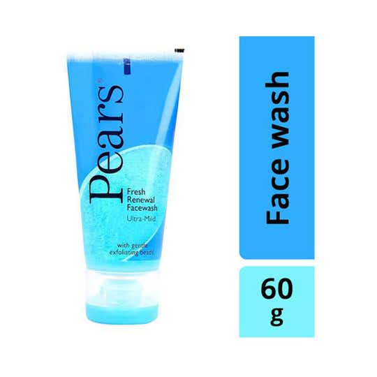 Pears Ultra-Mild Fresh Renewal Facewash (60g)