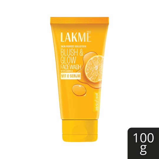 Lakme Blush & Glow Lemon Freshness Gel Face Wash with Lemon Extracts (100g)