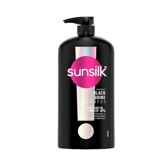 Sunsilk Stunning Black Shine Shampoo - (1000ml)