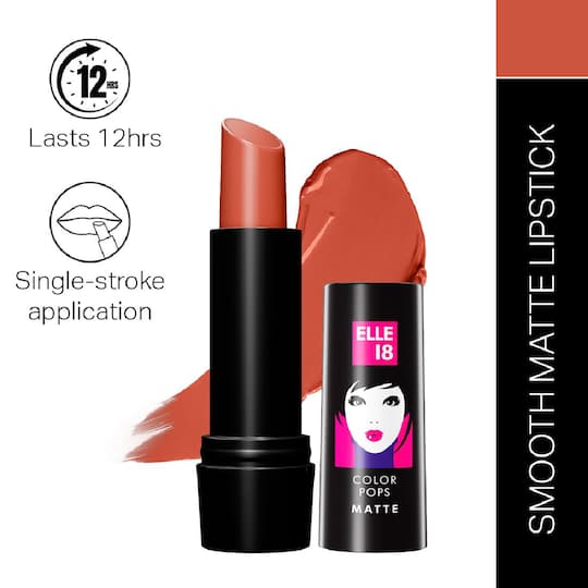 Elle 18 Color Pop Matte Lip Color - C27 Peach Impact (4.3g)