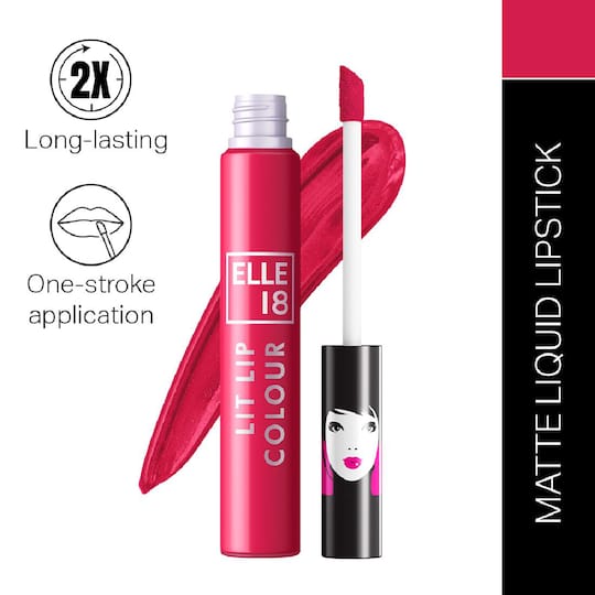 Elle 18 Liquid Lit Lip Color - Pink Blossom (5.6ml)
