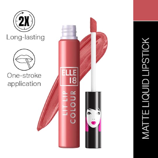 Elle 18 Liquid Lit Lip Color - Flattering Nude (5.6ml)