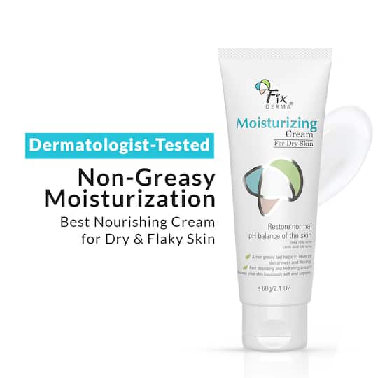 Fixderma Moisturizing Cream For Dry & Chapped Skin, Provides Hydration and Moisturization (60g)