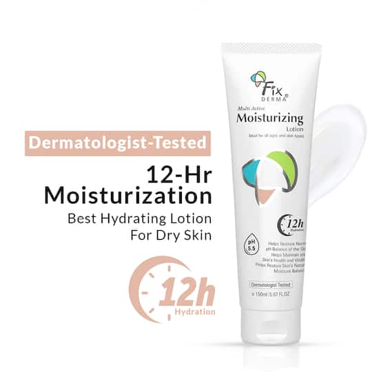 Fixderma Moisturizing Lotion for Dry Skin Daily Moisturizer Provides Hydration & Calmness (150ml)