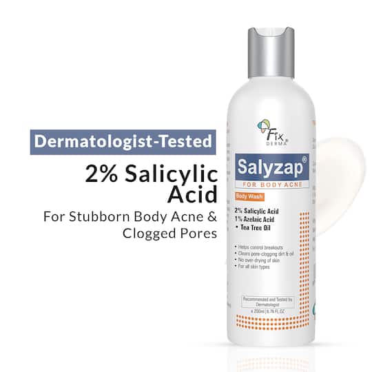 Fixderma Salyzap Acne Body Wash - (200ml)
