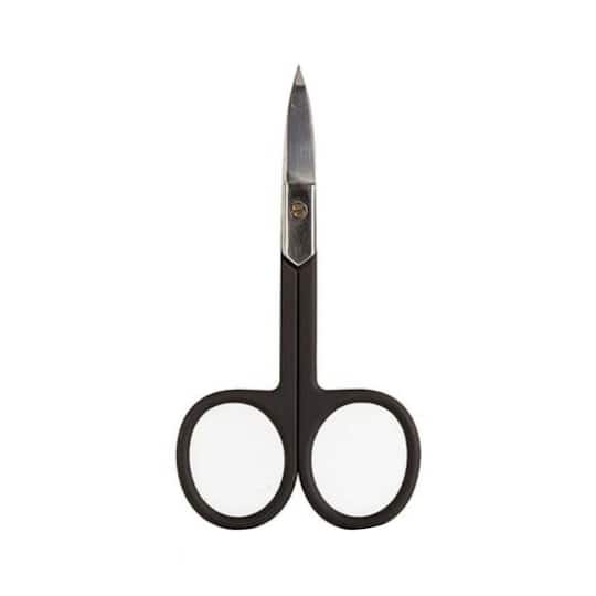Basicare Blk Rub Curved Nail Scissor