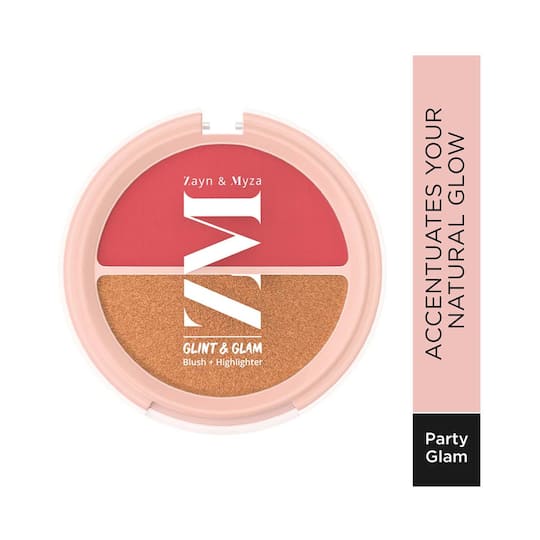 ZM Zayn & Myza Glint & Glam Blush + Highlighter Duo - Party Glam (8g)