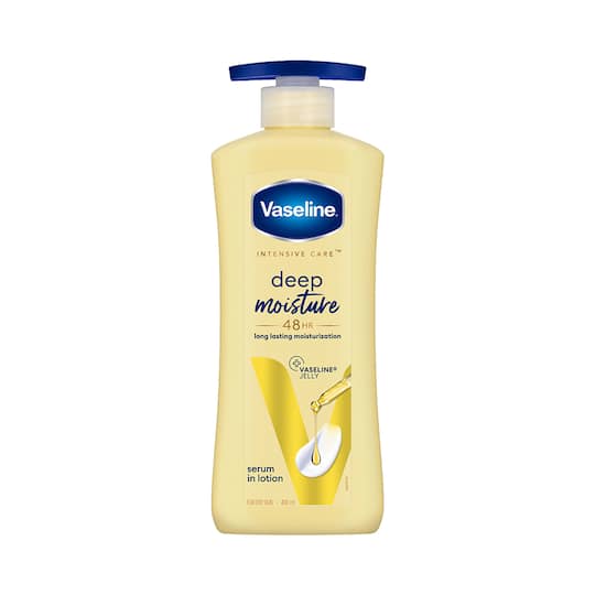 Vaseline Deep Moisture Body Lotion for Dry Skin Moisturised Glowing Skin with Pro Ceramides (400 ml)