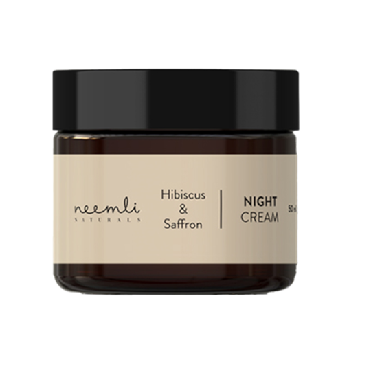 Neemli Naturals Hibiscus & Saffron Night Cream (50ml)