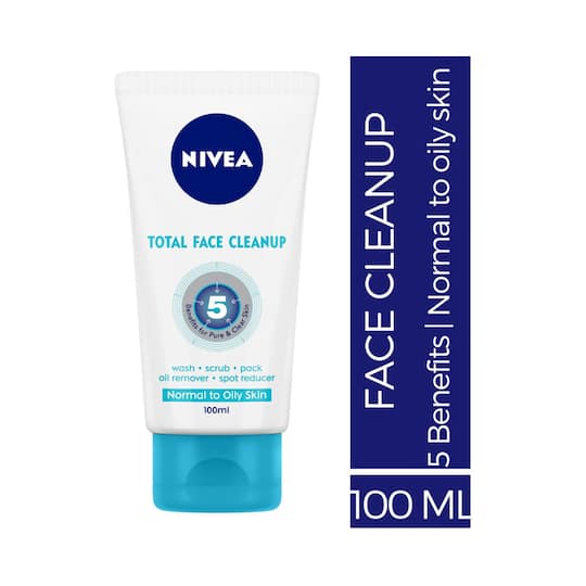 Nivea Total Face Clean Facewash (100ml)