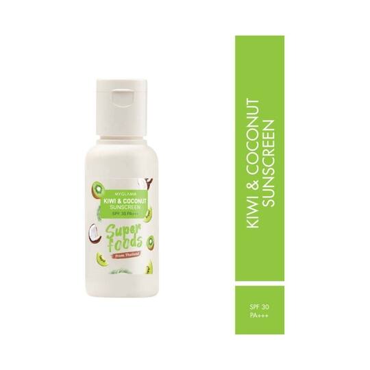 MyGlamm Super Foods Coconut & Kiwi Sunscreen SPF 30 - (50ml)