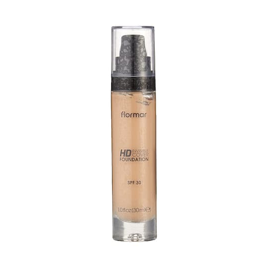 Flormar HD Invisible Cover Foundation - 50 Light Beige (30ml)