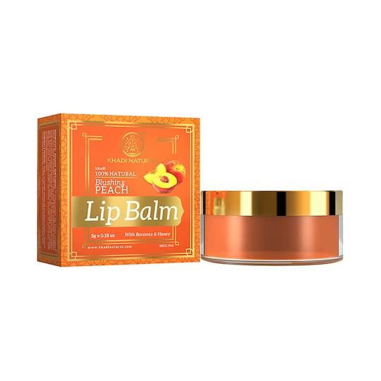 Khadi Natural Peach Lip Balm (5g)