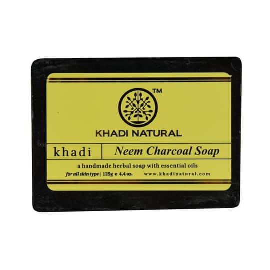 Khadi Natural Neem Charcoal Soap (125g)