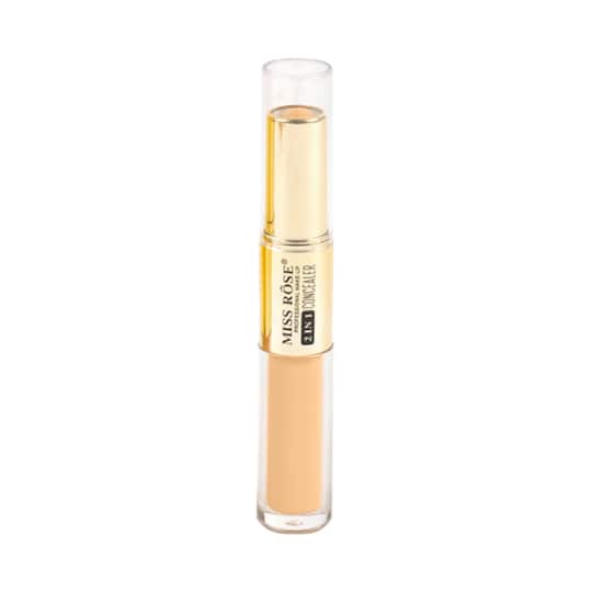 Miss Rose Professional Makeup 2-In-1 Concealer - 4 Beige (8g)