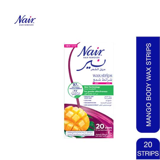 Nair Mango Body Wax Strips (20 Pcs)