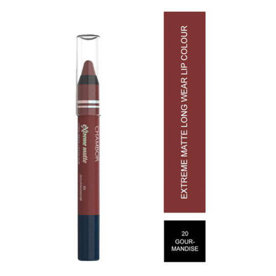 Chambor Extreme Matte Long Wear Lip Colour Make up Les Meringues Collection - Gourmandise, 20 (2.8g)