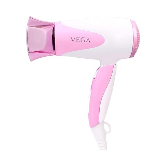 Vega Blooming Air 1000W Foldable Hair Dryer VHDH-05 (Color May Vary)