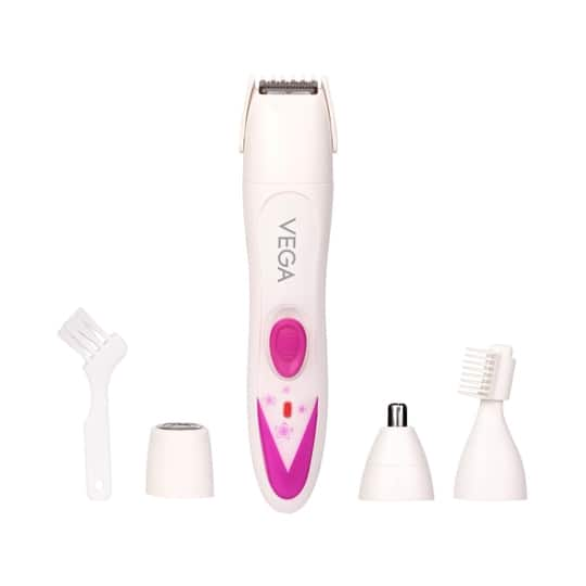 Vega Feather Touch 4 In 1 Trimmer For Women VHBT-03 - Multicolour