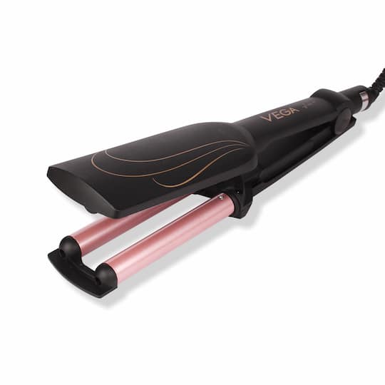 Vega I-Wave Hair Waver for Women with Ceramic Coated Barrel & Deep Wave Hair Curls (VHWR-01) (549 g)