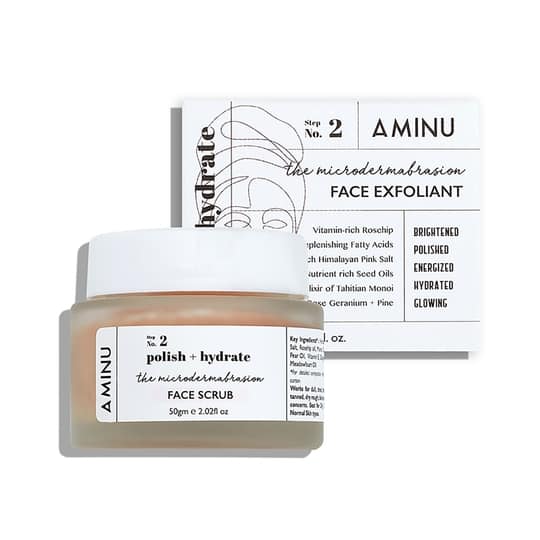 Aminu The Microdermabrasion Face Scrub - (50g)