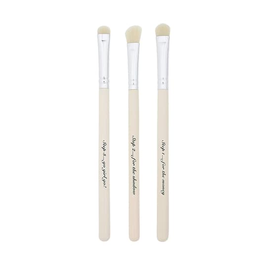 The Vintage Cosmetic Company Smokey Eye Makeup Brush Set (3Pcs)